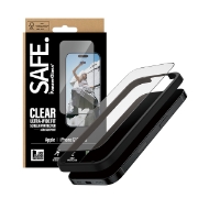 Afbeeldingen van PanzerGlass SAFE. by ® Screen Protector w. Black Frame iPhone 17 | 16 Pro | Ultra-Wide Fit w. EasyAligner Doorzichtige schermbeschermer Apple 1 stuk(s)