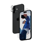 Afbeeldingen van PanzerGlass ® 2-in-1 Bundle iPhone 16 Doorzichtige schermbeschermer Apple 1 stuk(s)
