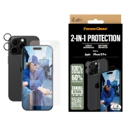 Picture of PanzerGlass ® 2-in-1 Bundle iPhone 16 Pro Clear screen protector Apple 1 pc(s)
