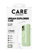 Afbeeldingen van PanzerGlass CARE by ® Flagship Case Transparent Urban Explorer w. White MagSafe iPhone 17 mobiele telefoon behuizingen Hoes Transparant