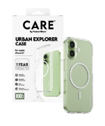 Afbeeldingen van PanzerGlass CARE by ® Flagship Case Transparent Urban Explorer w. White MagSafe iPhone 17 mobiele telefoon behuizingen Hoes Transparant