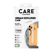 Picture of PanzerGlass CARE by ® Flagship Case Transparent Urban Explorer w. Black MagSafe iPhone 17 Pro