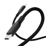 Image de PanzerGlass empower by ® Racing 240W USB-C to USB-C Cable | USB 2.0 | 2M | Space Black câble USB Noir