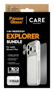 Afbeeldingen van PanzerGlass ® | CARE by ® 3-in-1 Flagship Explorer Bundle iPhone 17 Pro Doorzichtige schermbeschermer Apple 1 stuk(s)