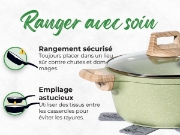 Image de Just Perfecto JL-723: Ensemble de 21 ustensiles de cuisine en granit - Vert