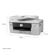 Afbeeldingen van Brother MFC-J6760DW multifunctionele printer Inkjet A3 1200 x 4800 DPI 31 ppm Wifi