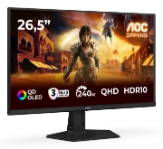 Image de AOC G4 Q27G41ZDF écran plat de PC 67,3 cm (26.5") 2560 x 1440 pixels Quad HD QD-OLED Noir, Rouge