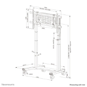 Picture of Neomounts FL55-975BL1 TV trolley 75-115" - motorised