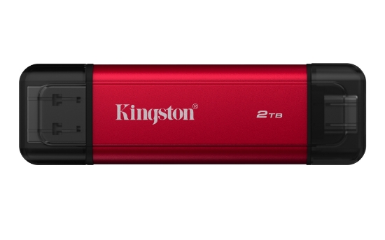 Afbeeldingen van Kingston Technology 2TB Draagbare SSD met Dual USB-A/C, tot 1050MB/s USB 3.2 Gen 2