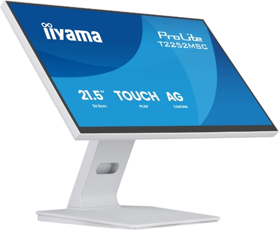 Picture of iiyama ProLite T2252MSC-W2AG computer monitor 54.5 cm (21.4") 1920 x 1080 pixels Full HD LCD Touchscreen White