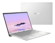 Image de ASUS Chromebook Plus Enterprise CB54 CB5403CMA-QM0916 Intel Core Ultra 7 155U 35,6 cm (14") Écran tactile WQXGA 16 Go LPDDR5x-SDRAM 256 Go SSD Wi-Fi 6E (802.11ax) ChromeOS US International Argent