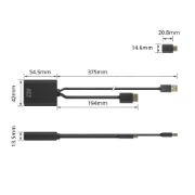 Picture of ACT HDMI to USB Type-C female adapter, 4K@60Hz