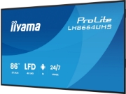 Afbeeldingen van iiyama LH8664UHS-B3AG beeldkrant Digitale signage flatscreen 2,17 m (85.6") Wifi 450 cd/m² 4K Ultra HD Zwart Type processor Android 24/7