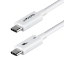 Afbeeldingen van StarTech.com TBLT5MM1M240WWH Thunderbolt-kabel 1 m 120 Gbit/s Wit