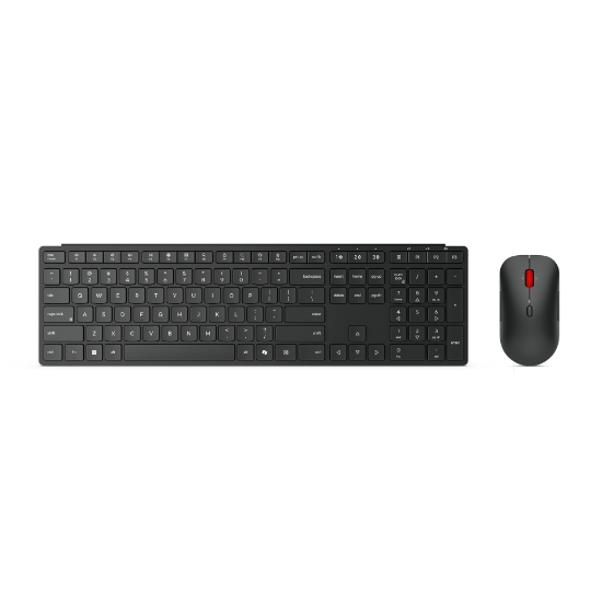 Picture of Lenovo 4X31S04814 keyboard Mouse included Office RF Wireless + Bluetooth Belgian Black