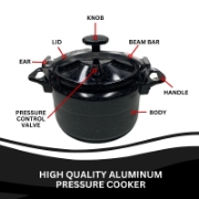 Afbeeldingen van Eisenbach EB-PC2M5: Aluminium Snelkookpan - 5L