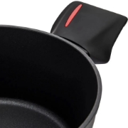 Afbeeldingen van Royalty Line RL-FSC28: 28cm Gegoten Greblon Mable diepe koekenpan - 4.5L