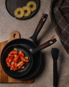 Image de Royalty Line RL-FFN20: Poêle à frire avec revêtement en marbre - 20cm