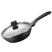 Picture of Royalty Line RL-FDN28: 28cm Marble Coated Deep Frying Pan with Lid - 3.5L