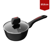 Afbeeldingen van Royalty Line RL-FSN18: 18cm Marmeren Beklede Braadpan met Deksel