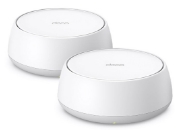 Image de TP-Link Deco BE22 2-pack WiFi system Bi-bande (2,4 GHz / 5 GHz) Wi-Fi 7 (802.11be) Blanc Interne