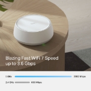 Picture of TP-Link DECO BE22(1-PACK) mesh wi-fi system Dual-band (2.4 GHz / 5 GHz) Wi-Fi 7 (802.11be) White 2 Internal