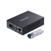 Afbeeldingen van StarTech.com MCM1110SMLC20 netwerk media converter 2000 Mbit/s 1310 nm Single-mode Zwart