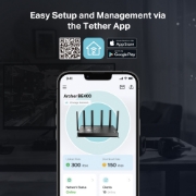 Afbeeldingen van TP-Link Archer BE400 draadloze router 2.5 Gigabit Ethernet Dual-band (2.4 GHz / 5 GHz) Zwart