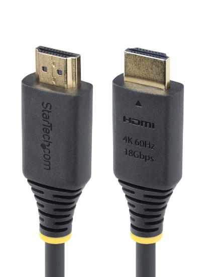 Afbeeldingen van StarTech.com 2,4m Premium Gecertificeerde High Speed HDMI Kabel, 4K 60Hz/1440p 144Hz, HDR10/HDCP 2.2/ARC, 18Gbps, UHD HDMI 2.0 Kabel voor TV/Monitor/Display, TPE Mantel