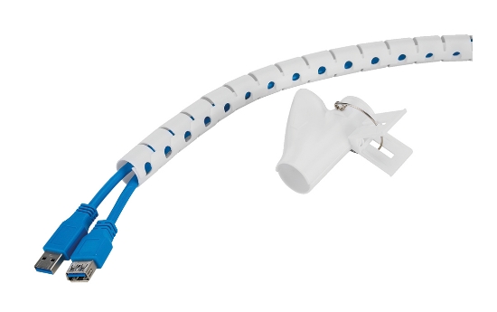 Image de Neomounts ADS06-141WH Gaine de câble - pour 1-4 câbles - universelle