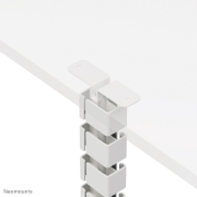 Afbeeldingen van Neomounts ADS06-130WH Kabelgeleider - schroefbevestiging - universeel