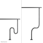 Picture of Neomounts ADS06-130BL Cable spine - screw-mounted - universal