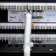 Picture of StarTech.com 48-Port 2U Rackmount Cat6 Patch Panel, RJ45, UTP, 110 Punch-Down, Cat 6 Ethernet Patch Panel for Network Server Rack