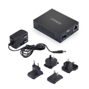 Afbeeldingen van StarTech.com 10GbE SFP+ Glasvezel Media Converter, 10 Gigabit Ethernet RJ-45 naar 10GBASE-X SFP+, Single-Mode, Multi-Mode, 16K Jumbo Frames, TAA