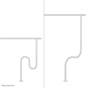 Afbeeldingen van Neomounts ADS06-132WH Kabelgeleider - magnetische bevestiging - universeel