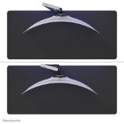 Image de Neomounts DS70-256BL1 Support de écran à fixer gaming 24-57" - ressort à gaz - Topfix - arrêt à 180°