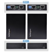 Afbeeldingen van StarTech.com VDSL2 Ethernet Extender Kit via Single Pair Kabel, Tot 1km Long Range LAN Repeater over Telefoonlijn/CAT5e/CAT6, Vervanging voor 110VDSLEXTEU, TAA