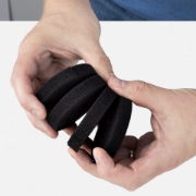 Image de StarTech.com HKLP15054PK range-câbles Universel Attache-câbles à crochets et à boucles Noir 4 pièce(s)