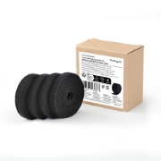 Image de StarTech.com HKLP15054PK range-câbles Universel Attache-câbles à crochets et à boucles Noir 4 pièce(s)