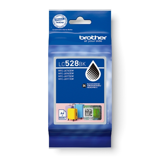 Picture of Brother LC528BK ink cartridge 1 pc(s) Original Black