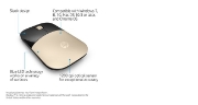 Picture of HP Z3700 Gold Wireless Mouse