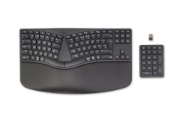 Image de HP 960 Ergonomic Wireless Keyboard clavier Maison RF sans fil + Bluetooth AZERTY Belge Noir