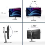 Afbeeldingen van Philips 27B2U4601/00 computer monitor 68,6 cm (27") 2560 x 1440 Pixels Quad HD LCD Grijs