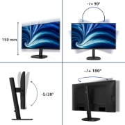 Afbeeldingen van Philips 3000 series 27B2U3601/00 computer monitor 68,6 cm (27") 2560 x 1440 Pixels Quad HD LCD Zwart