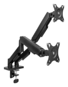 Image de ACT Bras pour écran 35 pouces, vérin à gaz, 2 écrans, Essentials