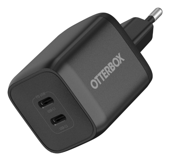 Picture of OtterBox Standard EU Wall Charger 65W - 1X USB-C 45W + 1X USB-C 20W USB-PD