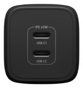Picture of OtterBox Standard EU Wall Charger 65W - 1X USB-C 45W + 1X USB-C 20W USB-PD
