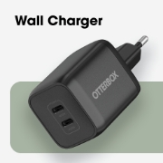 Picture of OtterBox Standard EU Wall Charger 65W - 1X USB-C 45W + 1X USB-C 20W USB-PD