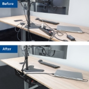 Picture of ACT Under-desk cable management tray 40cm