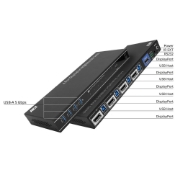 Afbeeldingen van ACT 4-Poorts DisplayPort 4K@60Hz KVM Switch